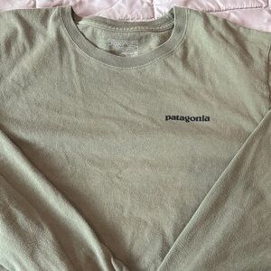 Patagonia Sage Green Crew Neck Shirt